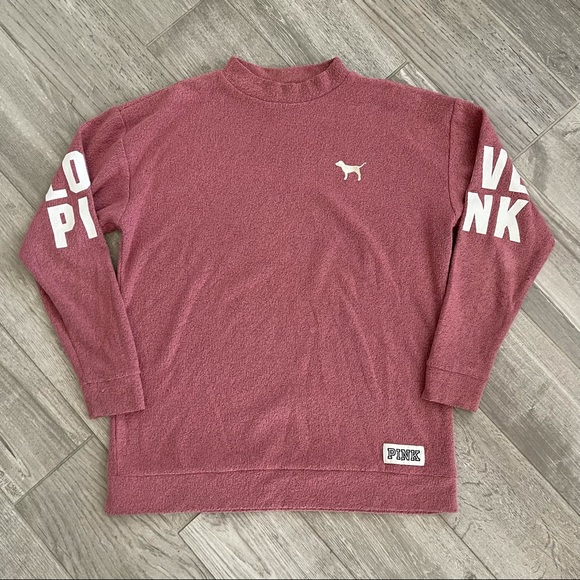 PINK Victoria's Secret Tops - PINK Victoria’s Secret Dusty Rose Sweater